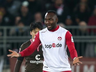 Jacques Zoua erzielt die Führung für den FCK Jacques Zoua erzielt die Führung für den FCK