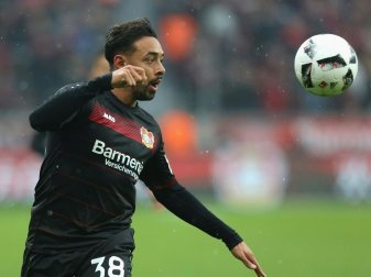 Karim Bellarabi erzielt das 1:0 für Leverkusen Karim Bellarabi erzielt das 1:0 für Leverkusen