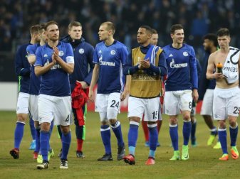 Der FC Schalke 04 hat das Achtelfinale der Europa League erreicht. Foto: Friso Gentsch Der FC Schalke 04 hat das Achtelfinale der Europa League erreicht. Foto: Friso Gentsch