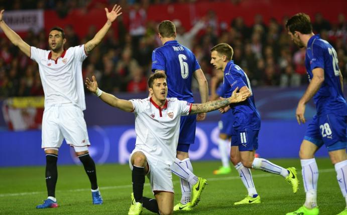 Nur wenige Fans interessierte FC Sevilla - Leicester