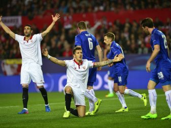 Nur wenige Fans interessierte FC Sevilla - Leicester Nur wenige Fans interessierte FC Sevilla - Leicester