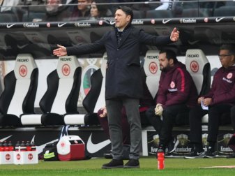 Die Frankfurter von Coach Niko Kovac verloren die letzten beiden Bundesligaspiele. Foto: Arne Dedert Die Frankfurter von Coach Niko Kovac verloren die letzten beiden Bundesligaspiele. Foto: Arne Dedert