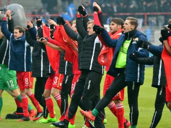 Der 1. FC Union Berlin ist derzeit Dritter in der 2. Bundesliga. Foto: Maurizio Gambarini Der 1. FC Union Berlin ist derzeit Dritter in der 2. Bundesliga. Foto: Maurizio Gambarini