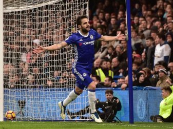 Chelseas Cesc Fabregas traf gegen Swansea City zum 1:0. Foto: Dominic Lipinski Chelseas Cesc Fabregas traf gegen Swansea City zum 1:0. Foto: Dominic Lipinski