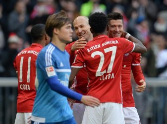 Die Bayern deklassierten den Hamburger SV mit 8:0. Foto: Andreas Gebert Die Bayern deklassierten den Hamburger SV mit 8:0. Foto: Andreas Gebert