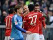 Die Bayern deklassierten den Hamburger SV mit 8:0. Foto: Andreas Gebert