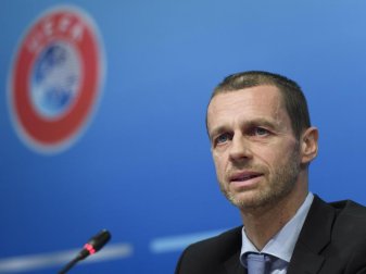 UEFA-Präsident Aleksander Ceferin rückt von der Forderung nacht mindestens 16 europäischen WM-Teams nicht ab. Foto: Martial Trezzini UEFA-Präsident Aleksander Ceferin rückt von der Forderung nacht mindestens 16 europäischen WM-Teams nicht ab. Foto: Martial Trezzini