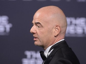 Die Leistungen von FIFA-Präsident Gianni Infantino sind in nach DFB-Chef Grindel und Bayern-Vorstand Rummenigge ungenügend. Foto: Patrick Seeger Die Leistungen von FIFA-Präsident Gianni Infantino sind in nach DFB-Chef Grindel und Bayern-Vorstand Rummenigge ungenügend. Foto: Patrick Seeger