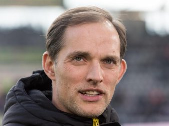BVB-Trainer Thomas Tuchel warnt davor die Sportfreunde Lotte zu unterschätzen. Foto: Patrick Seeger BVB-Trainer Thomas Tuchel warnt davor die Sportfreunde Lotte zu unterschätzen. Foto: Patrick Seeger