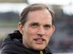BVB-Trainer Thomas Tuchel warnt davor die Sportfreunde Lotte zu unterschätzen. Foto: Patrick Seeger