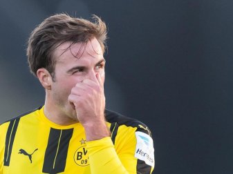 Mario Götze wird Borussia Dortmund weiter fehlen. Foto: Guido Kirchner Mario Götze wird Borussia Dortmund weiter fehlen. Foto: Guido Kirchner