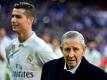 Raymond Kopa (r.) war im Januar noch zu Gast in Madrid