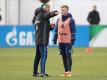Markus Weinzierl (l.) hebt Meyers Talent hervor