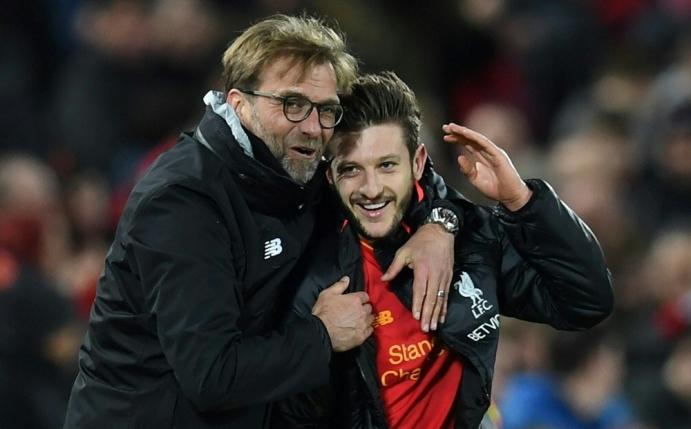 Klopp und Lallana konnte sich über drei Punkte freuen