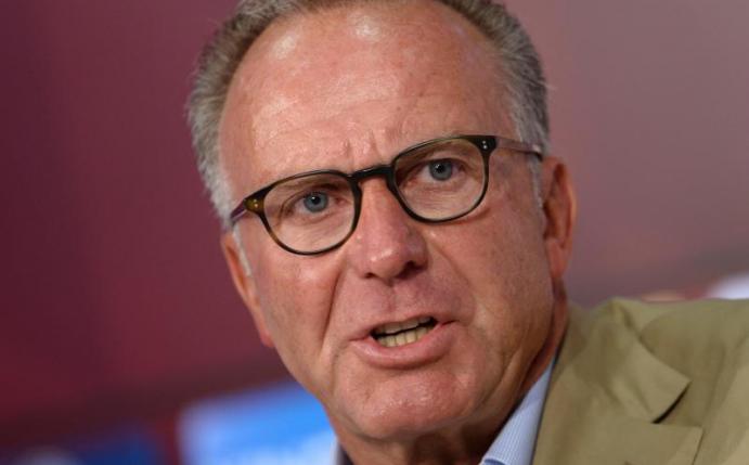 Karl-Heinz Rummenigge möchte trotz des Hinspiel-Polsters die Aufgabe in London seriös angehen. Foto: Andreas Gebert