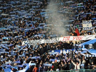 Der SSC Neapel hofft auf eine lautstarke Kulisse. Foto: Cesare Abbate Der SSC Neapel hofft auf eine lautstarke Kulisse. Foto: Cesare Abbate