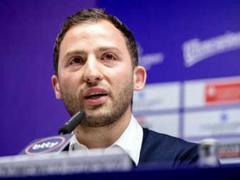 Domenico Tedesco idt der neue Cheftrainer von Erzgebirge Aue. Foto: Thomas Eisenhuth