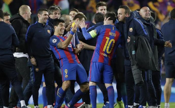 Die Presse kommentierte das 6:1 des FC Barcelona gegen Paris Saint-Germain mit Superlativen. Foto: Emilio Morenatti