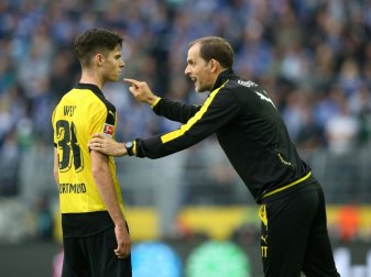 Thomas Tuchel bangt um Mittelfeldspieler Julian Weigl Thomas Tuchel bangt um Mittelfeldspieler Julian Weigl