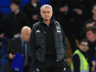 United-Trainer Jose Mourinho an alter Wirkungsstätte an der Stamford Bridge. Foto: Nick Potts/PA Wire United-Trainer Jose Mourinho an alter Wirkungsstätte an der Stamford Bridge. Foto: Nick Potts/PA Wire