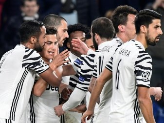 Juventus Turin bejubelt den Einzug ins Viertelfinale Juventus Turin bejubelt den Einzug ins Viertelfinale