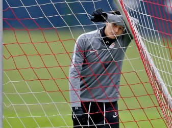 Davie Selke wird von Trainer Hasenhüttl für seinen Einsatz im Training gelobt. Trotzdem wird er an Spieltagen selten berücksichtigt. Foto: Jan Woitas Davie Selke wird von Trainer Hasenhüttl für seinen Einsatz im Training gelobt. Trotzdem wird er an Spieltagen selten berücksichtigt. Foto: Jan Woitas
