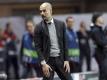 Trainer Pep Guardiola scheiterte mit Manchester City bereits im Achtelfinale der Champions League. Foto: Claude Paris