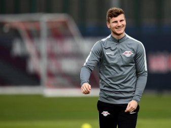 RB-Stürmer Timo Werner freut sich auf seine Zeit in der Nationalmannschaft. Foto: Hendrik Schmidt RB-Stürmer Timo Werner freut sich auf seine Zeit in der Nationalmannschaft. Foto: Hendrik Schmidt