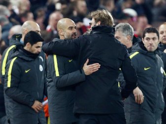 Guardiola und Klopp respektieren und schätzen sich Guardiola und Klopp respektieren und schätzen sich