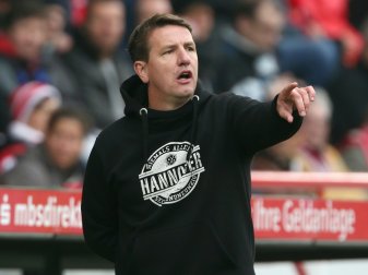 Punktverlust für Hannover und Trainer Daniel Stendel Punktverlust für Hannover und Trainer Daniel Stendel