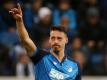 «Hauptsache reingewurstelt»: Hoffenheims Stürmer Sandro Wagner jubelt. Foto: Thomas Frey