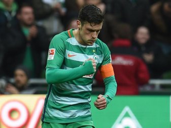 Bremens Österreicher Zlatko Junuzovic war an allen drei Toren beteiligt. Foto: Carmen Jaspersen