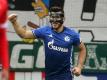 Schalkes Sead Kolasinac jubelt nach seinem Treffer zum 1:0 gegen Mainz. Foto: Thomas Frey