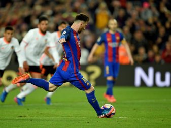 Lionel Messi verhilft Barcelona mit zwei Toren zum Sieg Lionel Messi verhilft Barcelona mit zwei Toren zum Sieg