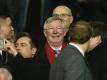 Ferguson beim Abschiedsspiel von Carrick an der Seite