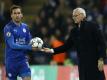 Fuchs mit seinem ehemaligen Trainer Ranieri