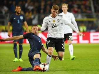 Timo Werner hat gegen England sein Länderspiel-Debüt gefeiert. Foto: Christian Charisius Timo Werner hat gegen England sein Länderspiel-Debüt gefeiert. Foto: Christian Charisius