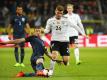 Timo Werner hat gegen England sein Länderspiel-Debüt gefeiert. Foto: Christian Charisius
