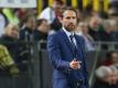 Trainer Gareth Southgate und die Mannschaft werden im Wembley-Stadion beim Spiel gegen Litauen der Anschlag-Opfer gedenken. Foto: Christian Charisius