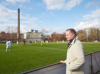 Oliver Schlegl ist der Geschäftsführer der lettischen Fußball-Liga. Foto: Alexander Welscher Oliver Schlegl ist der Geschäftsführer der lettischen Fußball-Liga. Foto: Alexander Welscher