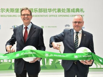 Der VfL Wolfsburg eröffnet in Peking eine offizielle Repräsentanz. Foto: obs/VfL Wolfsburg-Fußball GmbH