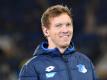 Hoffenheims Trainer Julian Nagelsmann lässt sich von dem Spiel gegen Bayern München nicht bange machen. Foto: Uwe Anspach