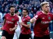 Hannover 96 eroberte mit dem 1:0 gegen den 1. FC Nürnberg den ersten Platz in der 2. Fußball-Bundesliga. Foto: Peter Steffen