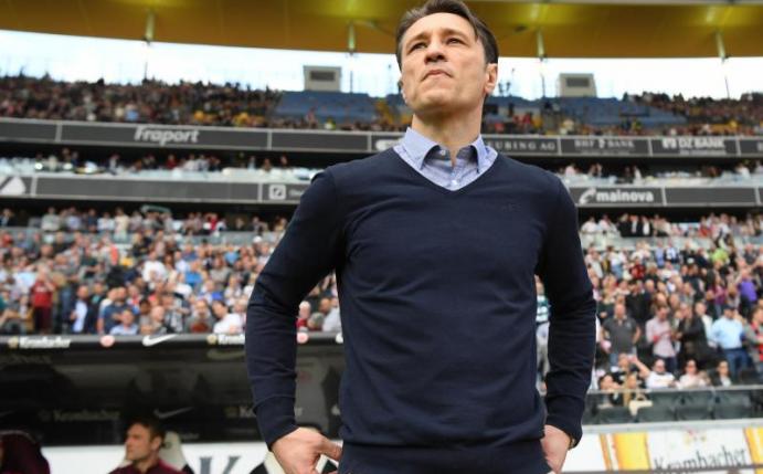 Frankfurts Trainer Niko Kovac hofft auf Tore gegen Bremen. Foto: Arne Dedert