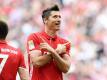 Bayern-Stürmer Robert Lewandowski ist der Topscorer der Bundesliga. Foto: Tobias Hase
