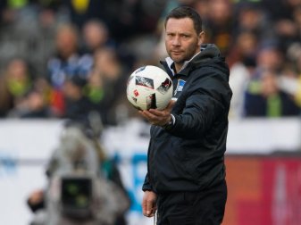 Hertha-Coach Pal Dardai trifft mit seinem Team auf den FC Augsburg. Foto: Soeren Stache Hertha-Coach Pal Dardai trifft mit seinem Team auf den FC Augsburg. Foto: Soeren Stache