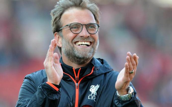 Liverpools Coach Jürgen Klopp war nach dem Sieg gegen Stoke City begeistert. Foto: Rui Vieira