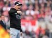 Für Peter Stöger war es das 130. Punktspiel als Trainer des FC Köln. Foto: Marius Becker