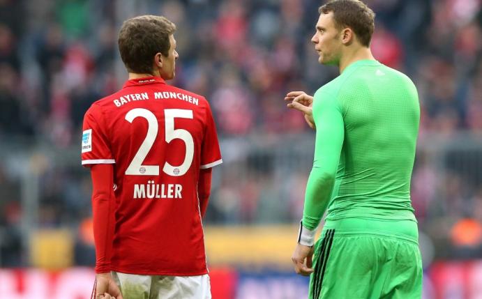 Wieder im Training: Thomas Müller und Manuel Neuer