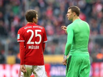 Wieder im Training: Thomas Müller und Manuel Neuer Wieder im Training: Thomas Müller und Manuel Neuer